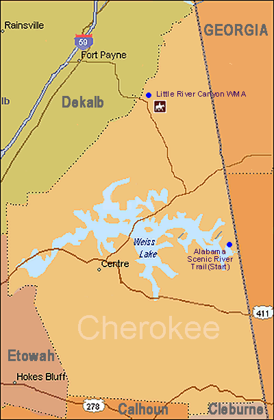 Cherokee County Trails Map